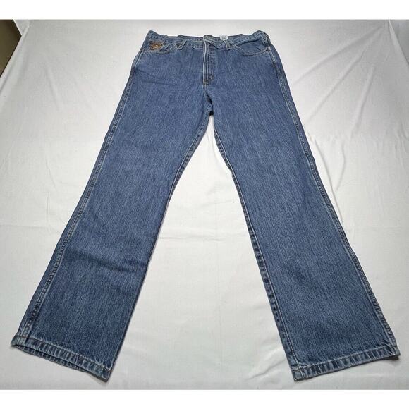 Cinch Men's Straight Leg Med Wash Blue Western Cowboy Jeans - Size 40x31 - Picture 1 of 7